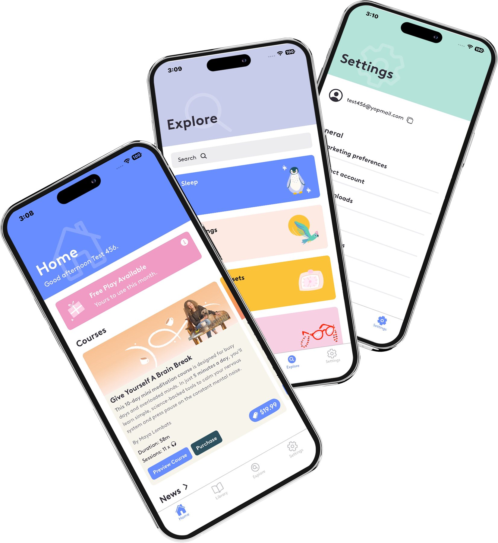 The Clementine wellness app, built by Foundry 5.