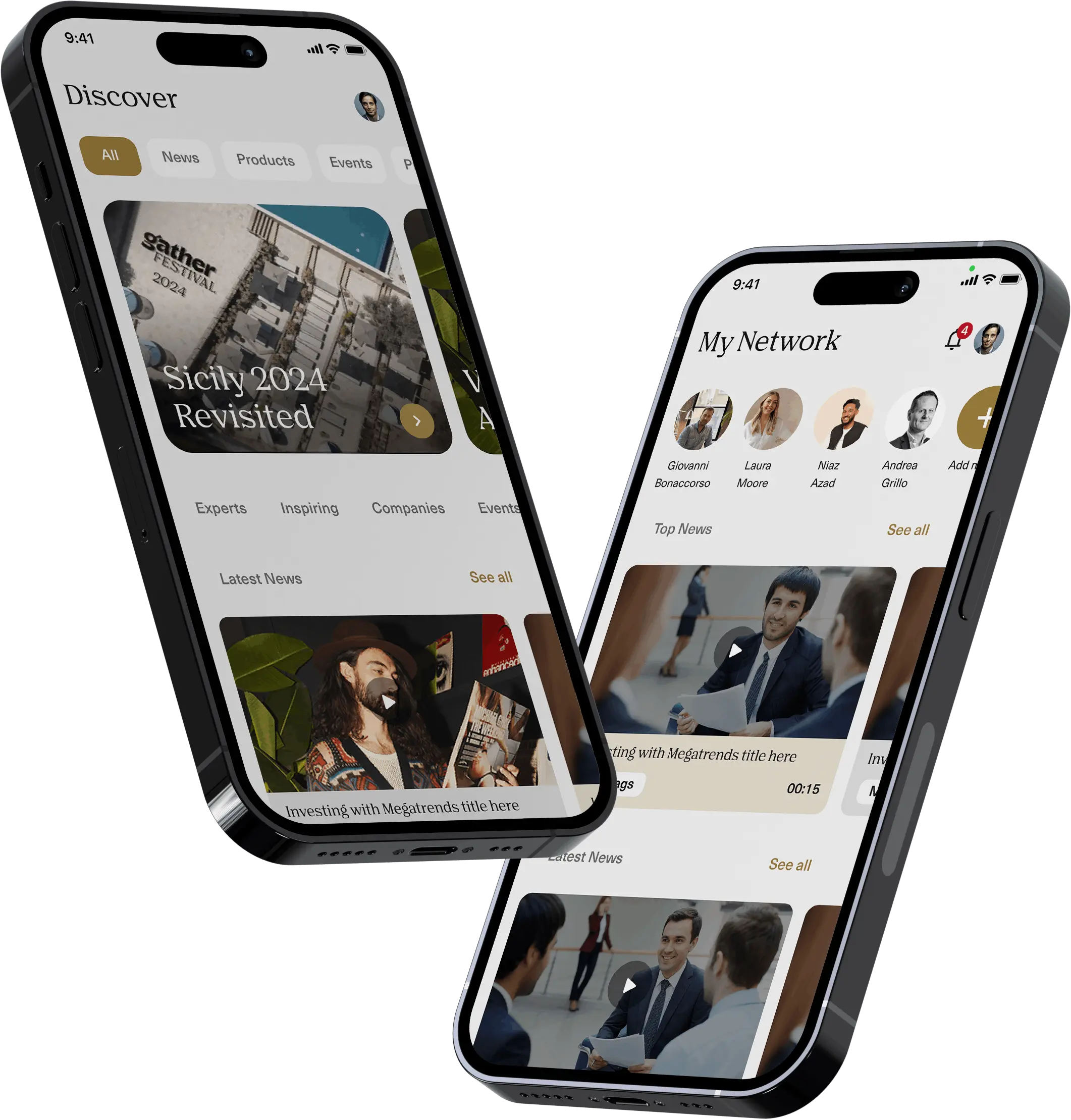 GATHER mockup